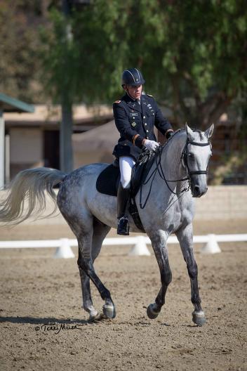 Eric Grimm & Remise at the Equine Insurance/CDS RAAC in the Southern Region. (Photo: Terri Miller)